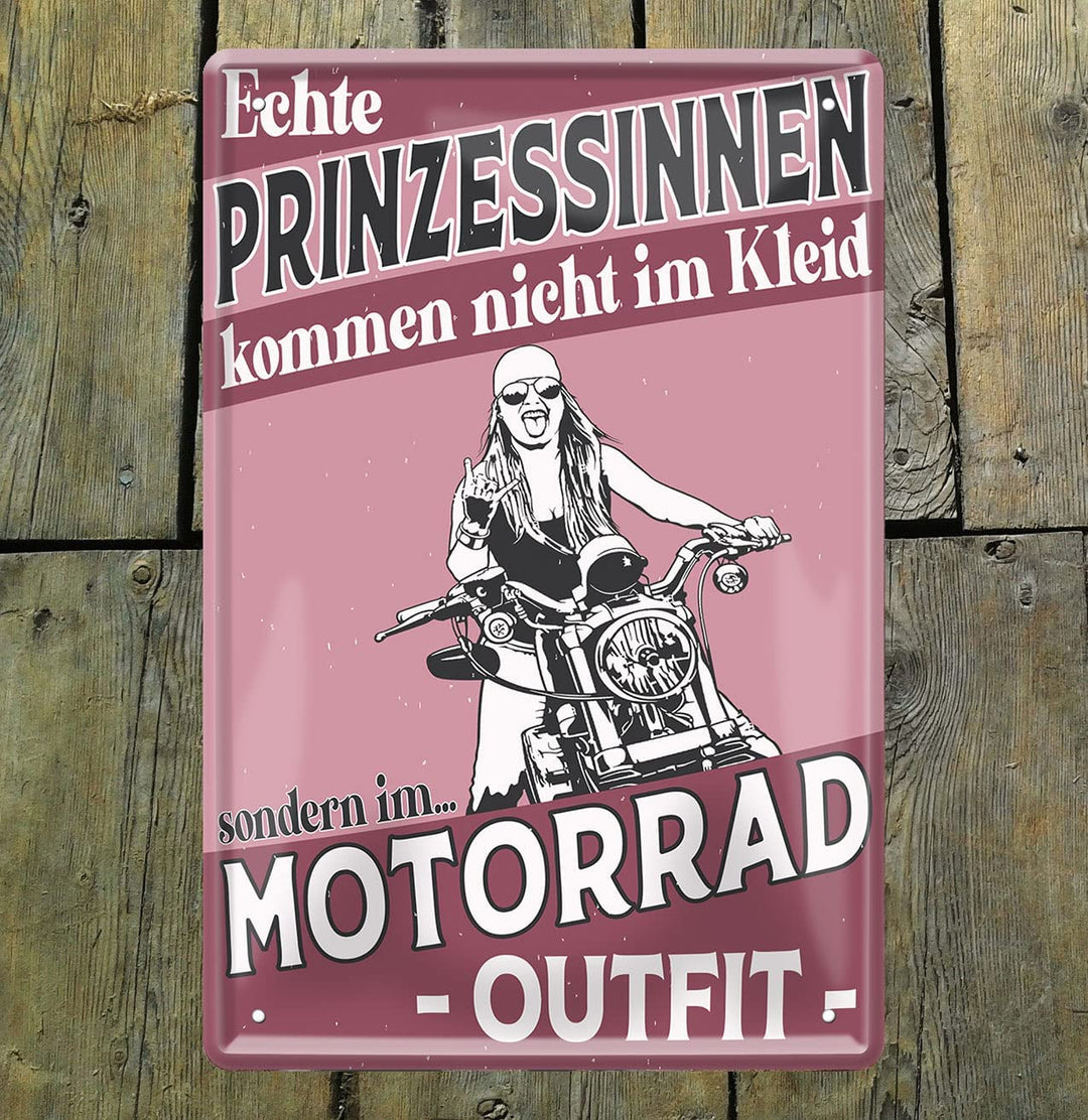 Motorrad_blechschild_20x30cm_holz