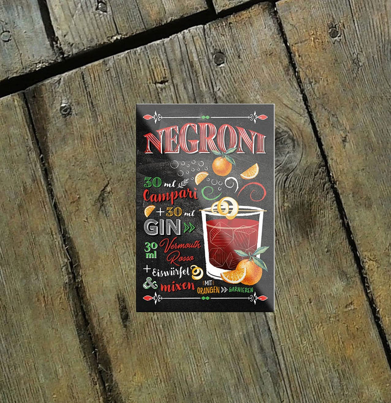Negroni-Magnet9x6cm-Cocktail-holz