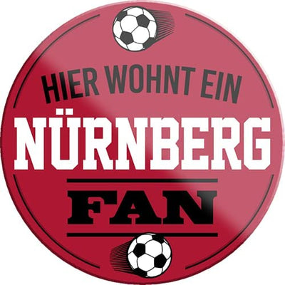 Nuernberg-Fan-Magnet8x8cm-Fussball