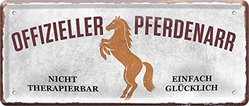 Offizieller_pferde_narr_blechschild