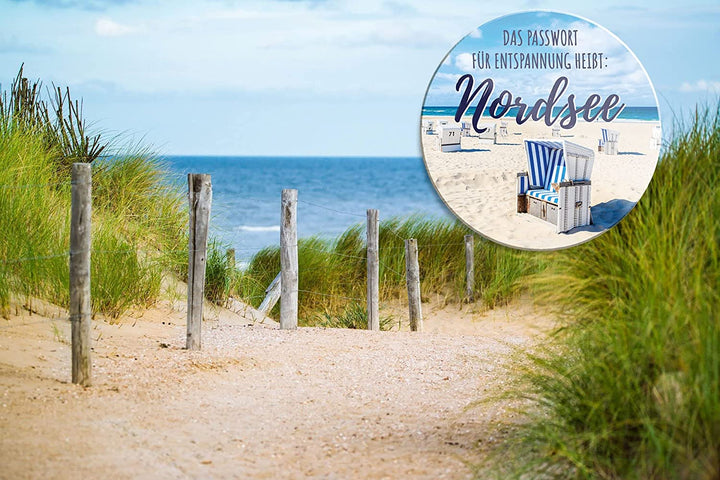 Passwort-Entspannung-Nordsee-Magnet8x8cm-Nordsee-deko