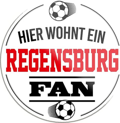 Regensburg-Fan-Magnet8x8cm-Fussball