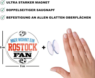 Rostock-Fan-Magnet8x8cm-Fussball-beschreibung