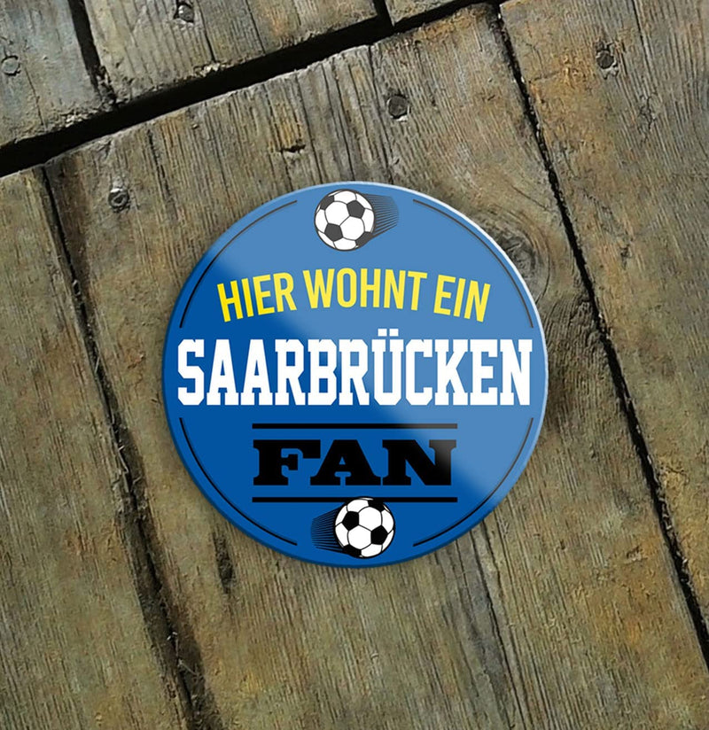 Saarbruecken-Fan-Magnet8x8cm-Fussball-holz