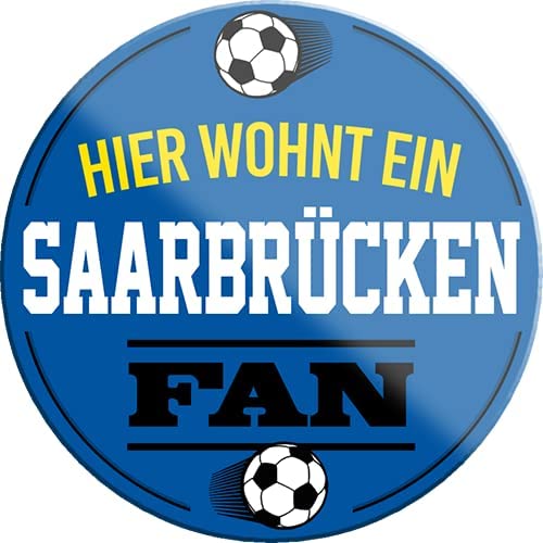Saarbruecken-Fan-Magnet8x8cm-Fussball