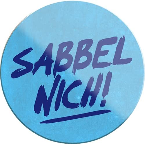 Lustiger Nordsee/Ostsee Spruch “Sabbel Nich!“ Magnet Strand Deko Kühls ...