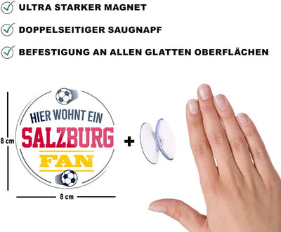 Salzburg-Fan-Magnet8x8cm-Fussball-beschreibung