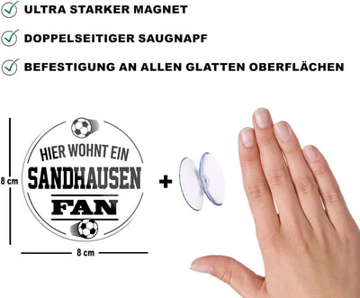 Sandhausen-Fan-Magnet8x8cm-Fussball-beschreibung