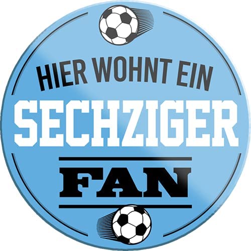 Sechziger-Fan-Magnet8x8cm-Fussball