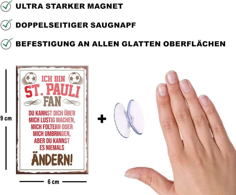 St.Pauli-Fan-Magnet9x6cm-Fussball-beschreibung