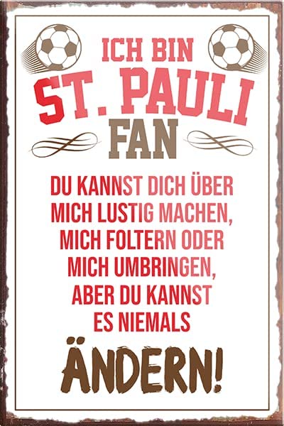 St.Pauli-Fan-Magnet9x6cm-Fussball