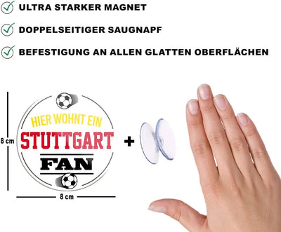 Stuttgart-Fan-Magnet8x8cm-Fussball-beschreibung