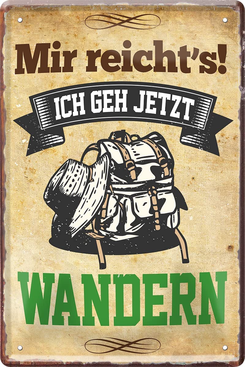 Wandern_20x30cm_blechschild