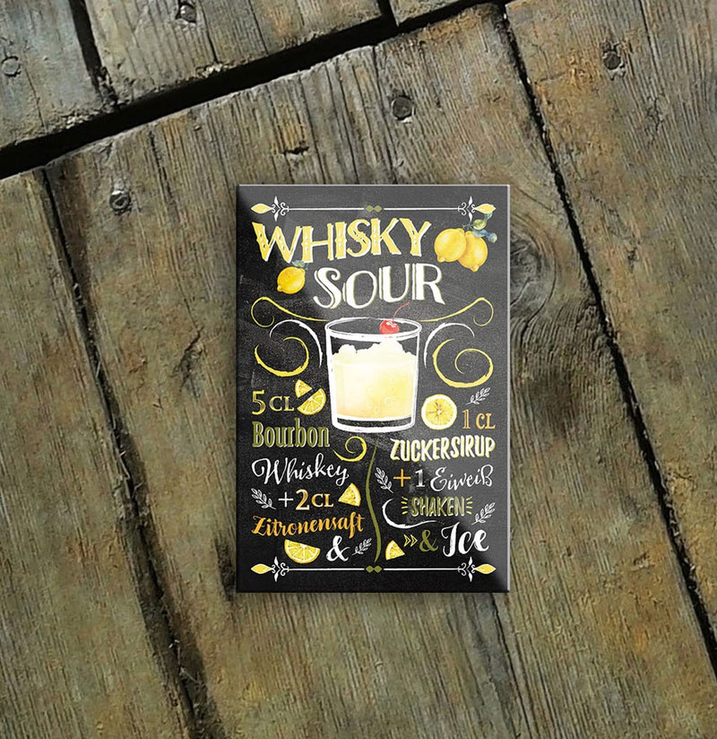 Whisky-Sour-Magnet9x6cm-Cocktail-holz