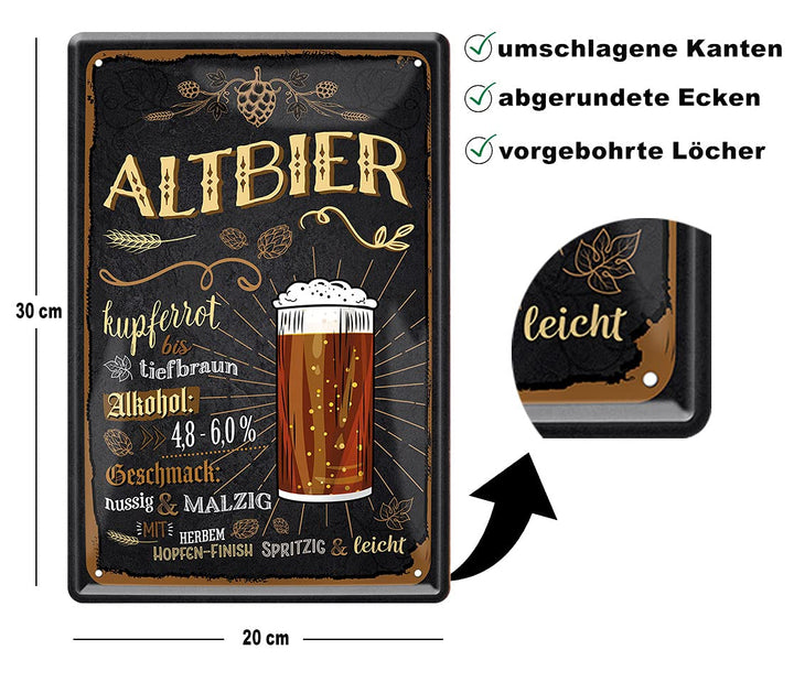altbier_blechschild_20x30cm_beschreibung