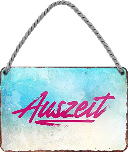 auszeit_18x12cm_blechschild