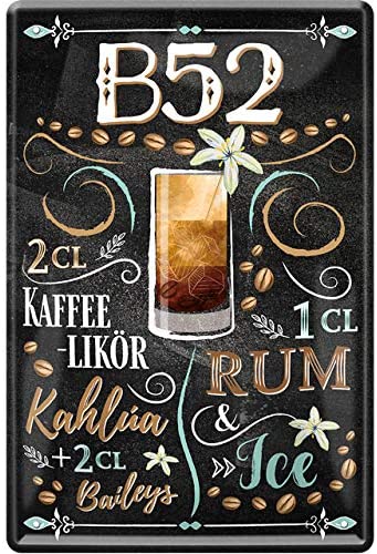 blechschild-B52-20x30cm
