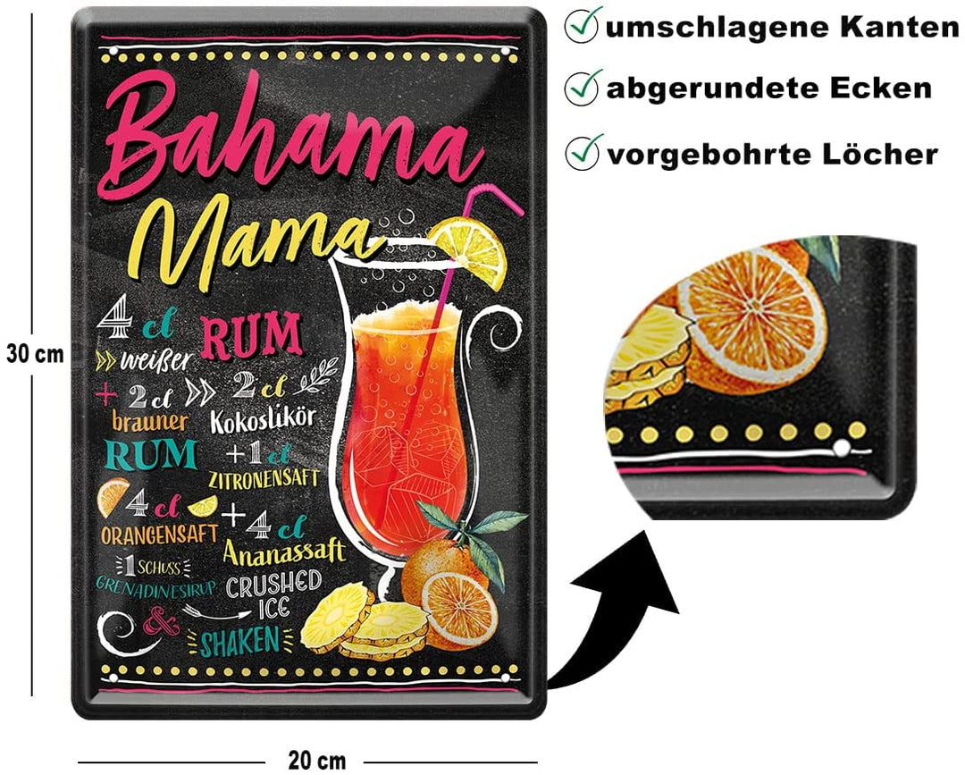 blechschild-bahama-mama-20x30cm-beschreibung