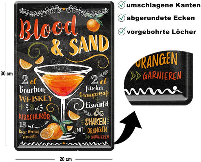 blechschild-blood-and-sand-20x30cm-beschreibung