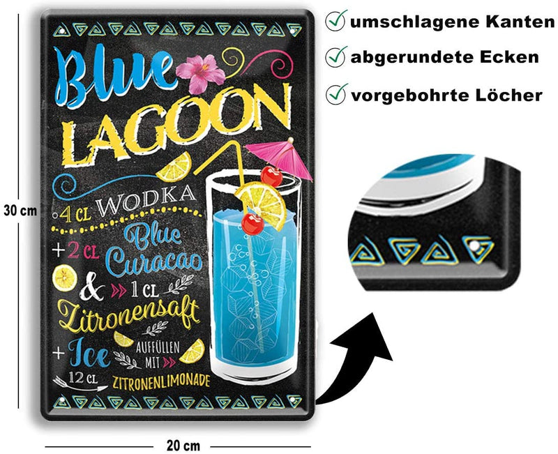 blechschild-blue-lagoon-20x30cm-beschreibung