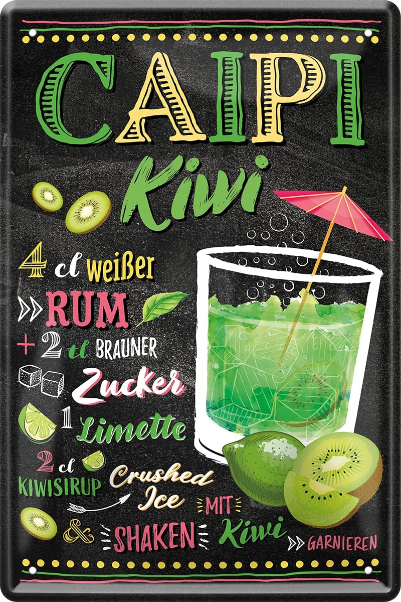 blechschild-caipi-kiwi-20x30cm