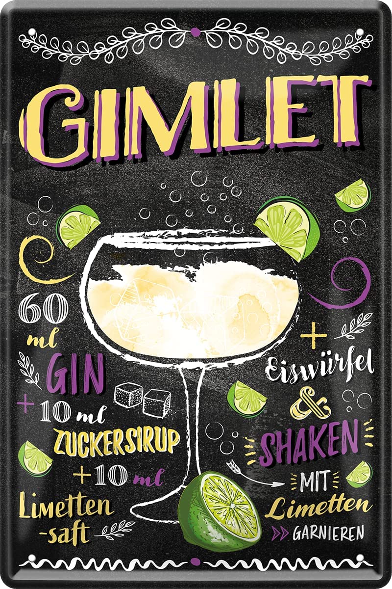 blechschild-gimlet-20x30cm