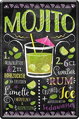 blechschild-mojito-20x30cm