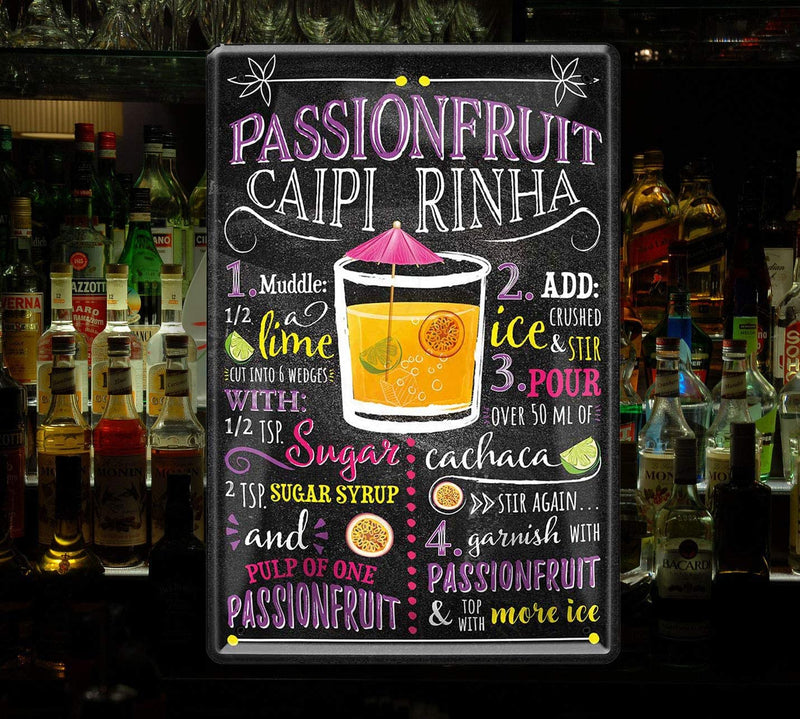 blechschild-passionfruit-caipi-rinha-20x30cm-bar