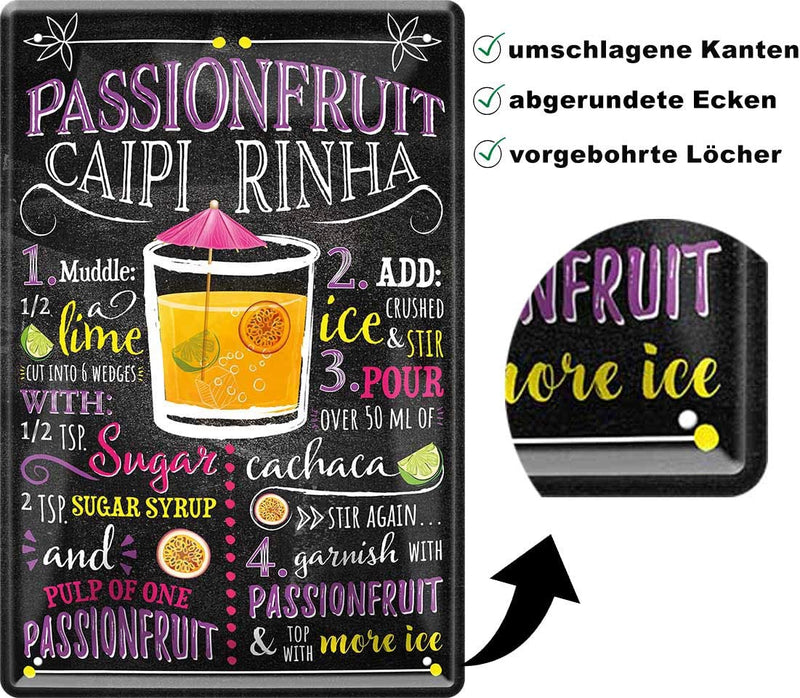 blechschild-passionfruit-caipi-rinha-20x30cm-beschreibung