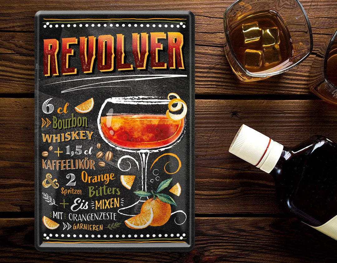 blechschild-revolver-20x30cm-deko-flasche