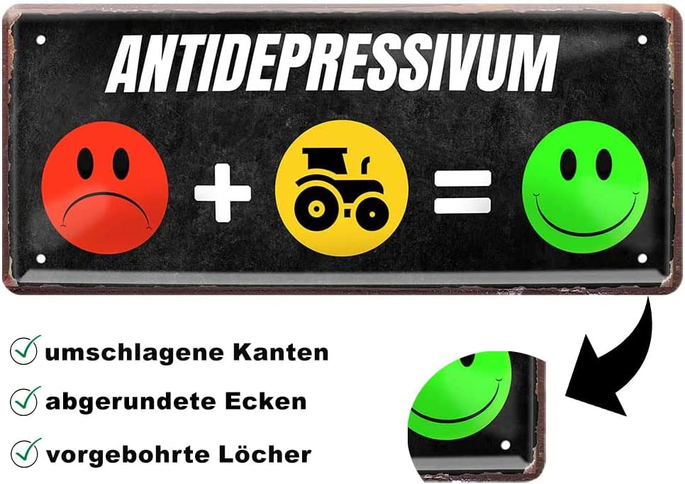 blechschild_antidepessivum_28x12cm_beschreibung