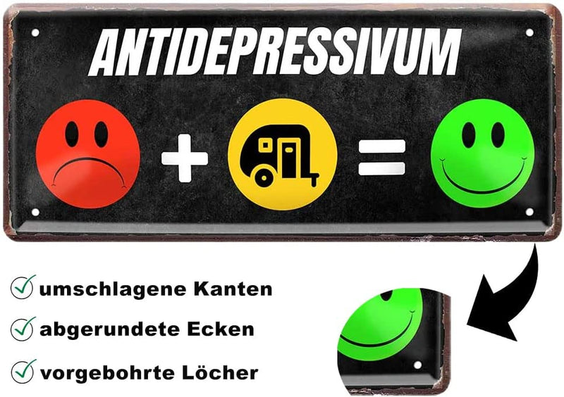 blechschild_antidepressivum_28x12cm_beschreibung