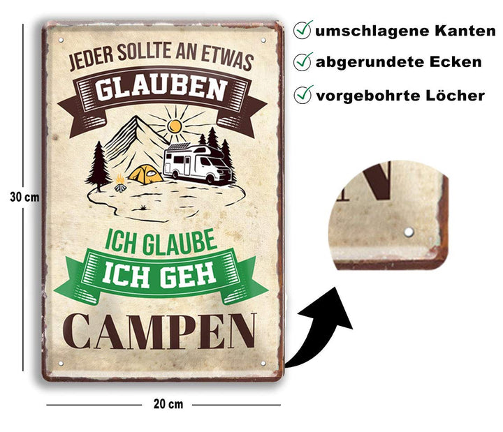 blechschild_campen_20x30cm_beschreibung