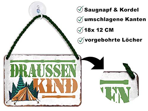 blechschild_draussenkind_18x12cm_beschreibung