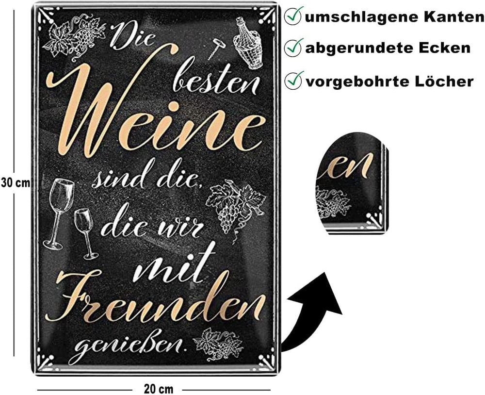 blechschild_freunden_20x30cm_beschreibung