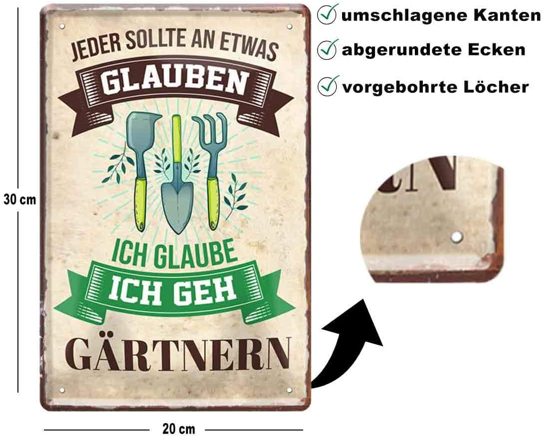 blechschild_gaertnerin_20x30cm_beschreibung