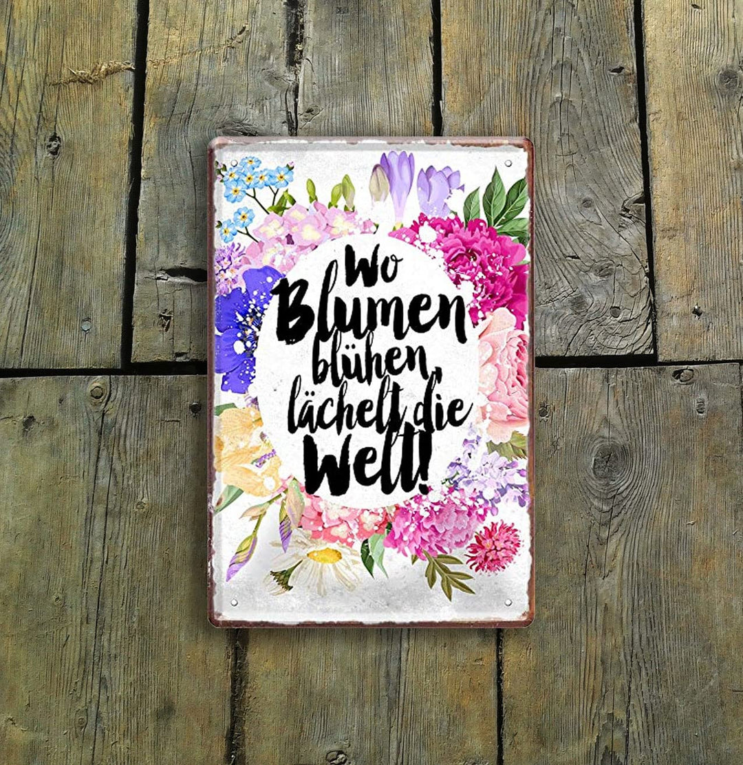 blechschild_gaertnerin_20x30cm_blumen_holz