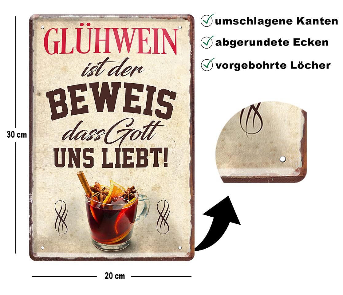 blechschild_gluehwein_20x30cm_beschreibung