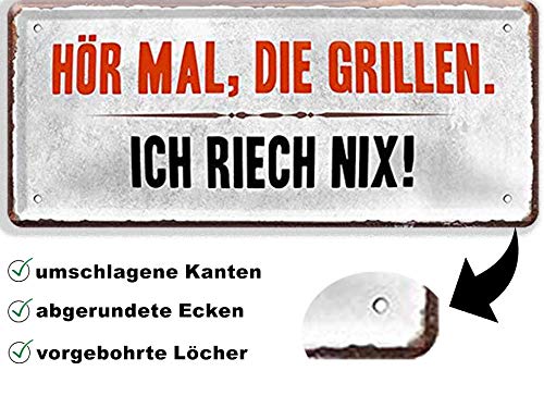 blechschild_grillen_28x12cm_beschreibung