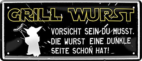 blechschild_grillen_grill_wurst_28x12cm