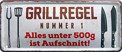 blechschild_grillen_grillregel_28x12cm