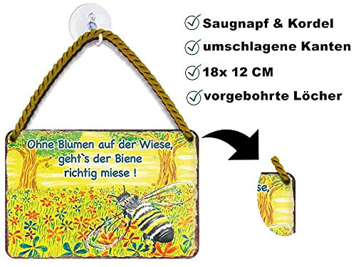 blechschild_wiese_biene_beschreibung