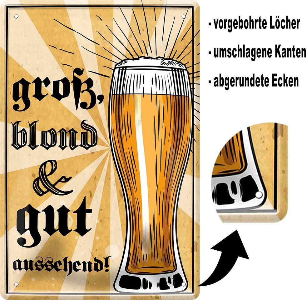 blond_blechschild_20x30cm_beschreibung