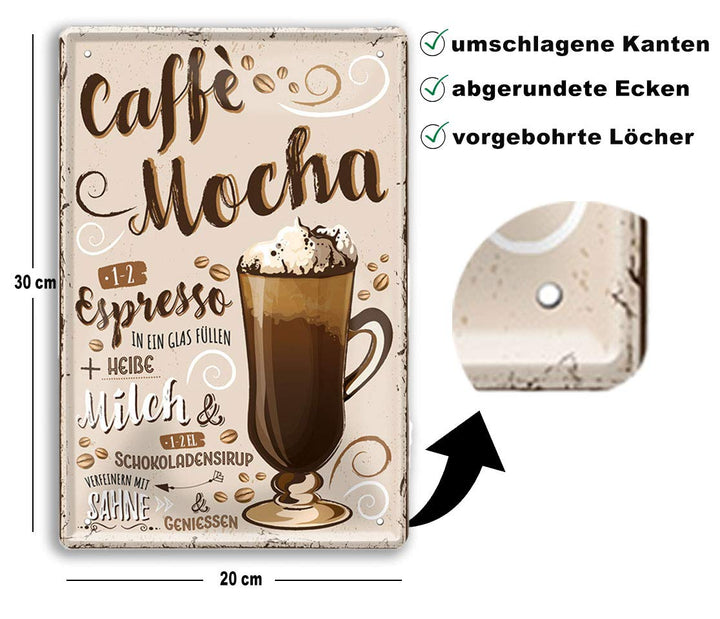 caffe_blechschild_20x30cm_beschreibung