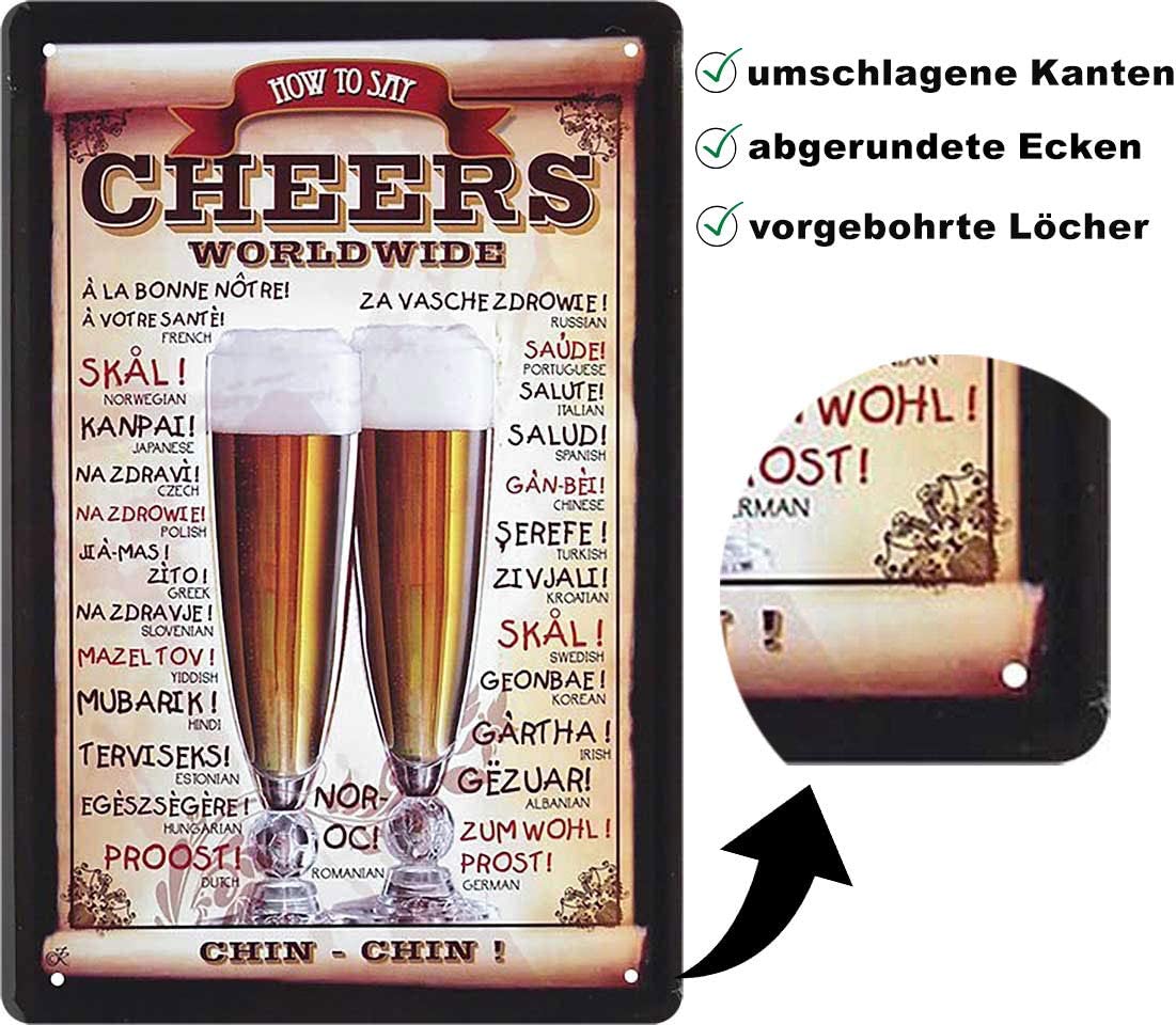 cheers_blechschild_20x30cm_beschreibung