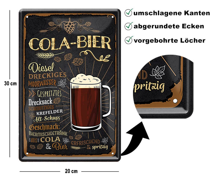 cola_blechschild_20x30cm_beschreibung
