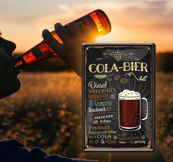 cola_blechschild_20x30cm_flasch