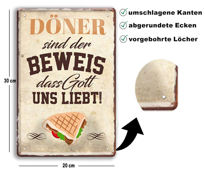 doener_bleschschild_20x30cm_beschreibung