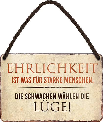 ehrlichkeit_18x12cm_blechschild