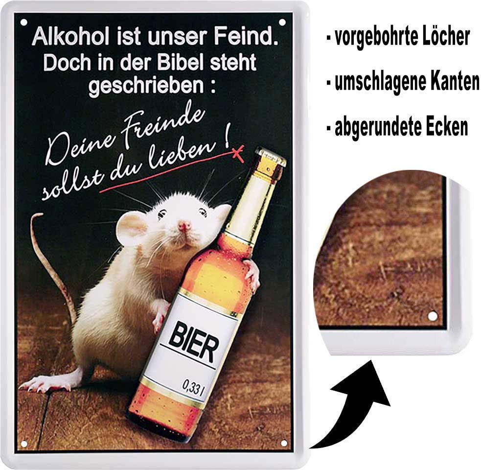 feind_blechschild_20x30cm_beschreibung